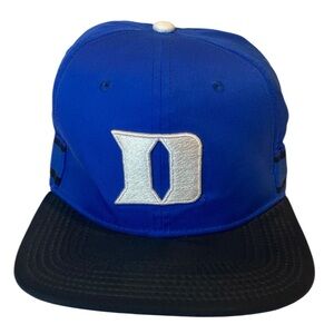 Nike Duke University SnapBack Hat One Size Blue Black Embroidered Logo Athletic